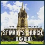 Hi people. Tomorrow we are going to St Mary's church. Enjoy the amazing views from the tower. Tickets cost £5. If you're not up for climbing the tower, it's free to visit the church. As always, we'll meet @kheironschool at 14hrs.

#learnenglishinoxford #oxforduniversity #oxfordenglish #englishcoursesinoxford #kheironschool #summerfun #oxford